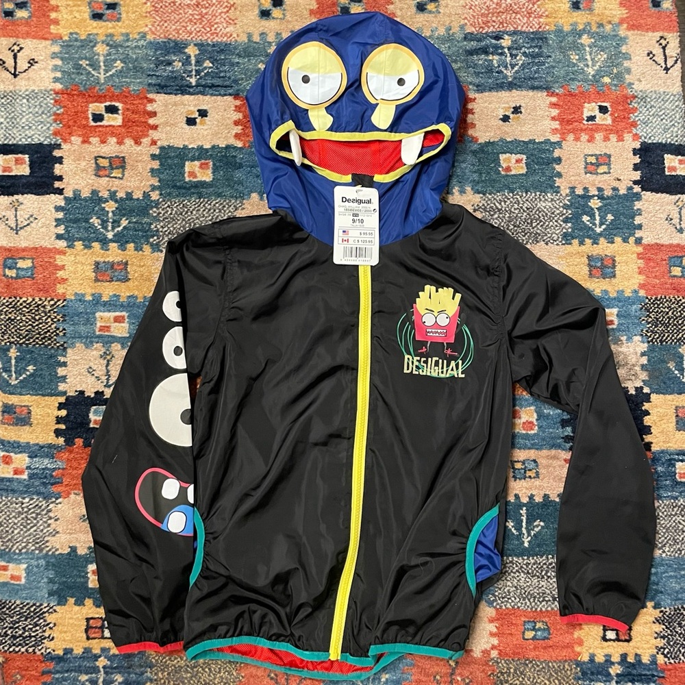 Size 10 Desigual Fun Windbreaker Jacket - New withTags - style William
